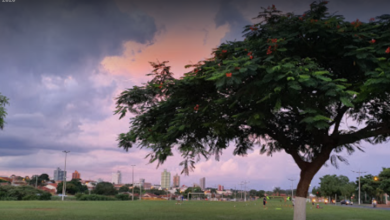 Revitalização no campo de futebol na região dos Lagos