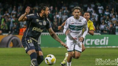 Santos tem atuação pífia e sai derrotado pelo Coritiba na Copa do Brasil