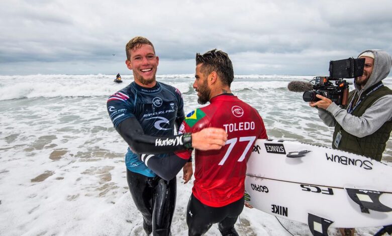 Filipe Toledo vence etapa de Bells Beach e lidera a Liga Mundial de Surfe