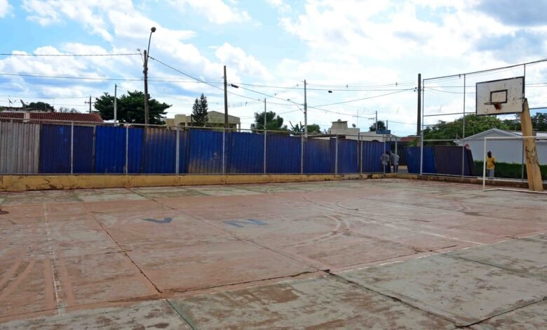 Cobertura da quadra Poliesportiva