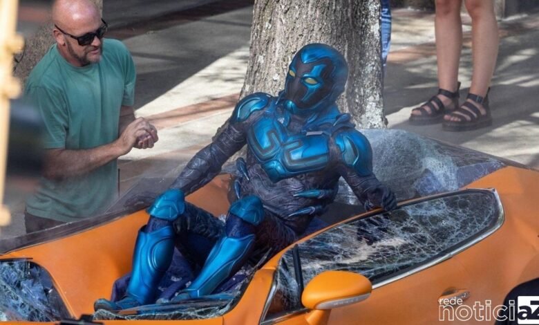 Traje do "Bezouro Azul" é revelado após inicio das filmagens