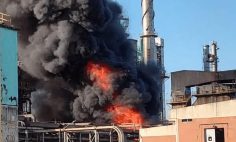 Refinaria da Petrobras sofre incêndio em Cubatão