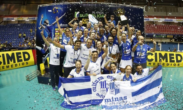 O Minas é o tricampeão da Superliga Feminina