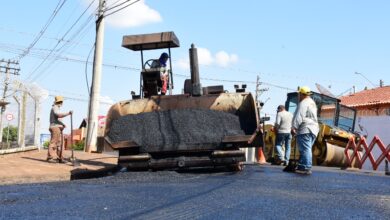 Nova etapa de recapeamento asfáltico em Barretos