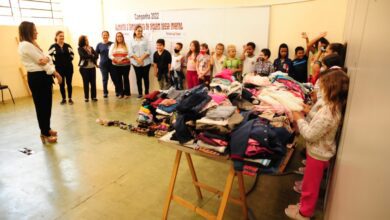 Doações arrecadadas em unidades escolares são encaminhadas ao Fundo Social de Solidariedade