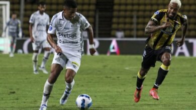 Santos joga mal e arranca empate contra o Táchira pela Sul-Americana