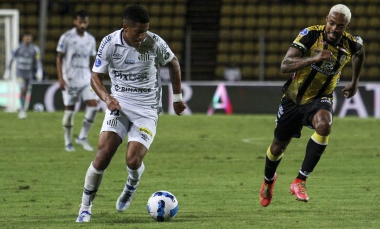 Santos joga mal e arranca empate contra o Táchira pela Sul-Americana