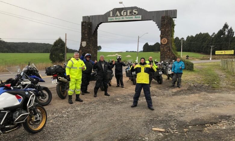 Motociclistas paulistas começam a expedição "Caminhos do Gelo"