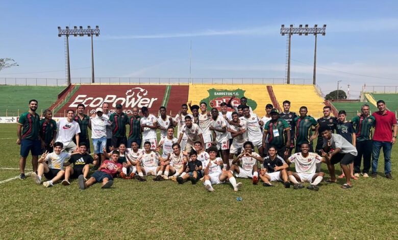 Barretos entra em campo contra o Desportivo no Sub 17