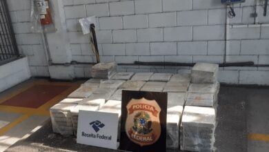 PF apreende mais de 300 Kg de cocaína em carga de laranja