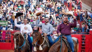 Trio conquistam o título na final do Team Penning do Internacional