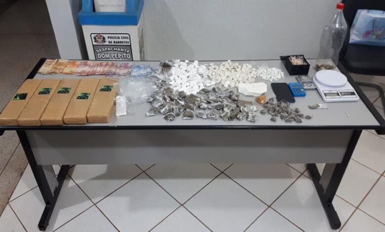 Operação apreende mais de 5kg de drogas em uma residência