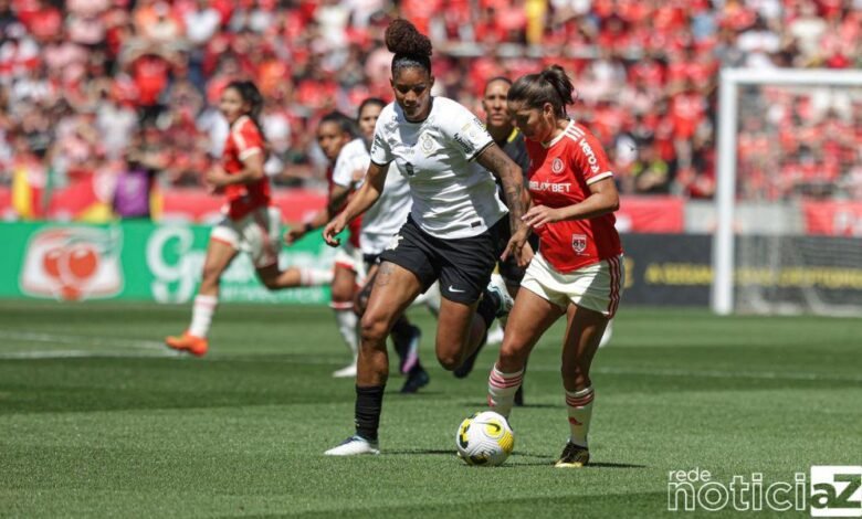 Corinthians arranca empate contra o Inter na final do Brasileirão Feminino