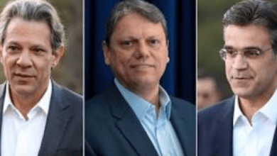 Garcia, Haddad votaram na capital paulista e Tarcísio, no interior