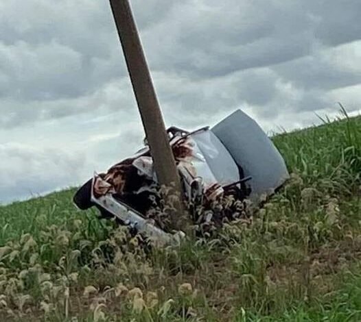 Passageiro morre após veículo capotar em rodovia