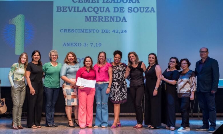 Barretos, por meio da Secretaria Municipal de Educação (SME), realizou a cerimônia de premiação dos programas Pró-Cemei, Pró-Ideb e Pró-Alfabetização.