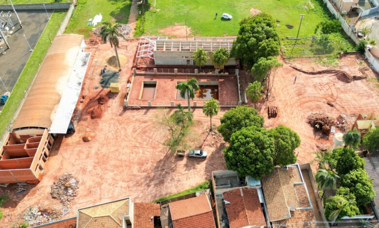 Obras do antigo Banespol avançam para implantação do Centro Esportivo para a população