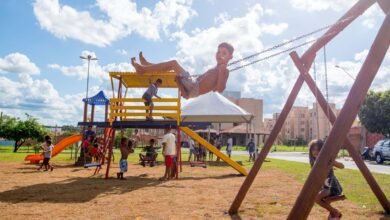 Prefeitura revitaliza playground no bairro Nadir Kenan
