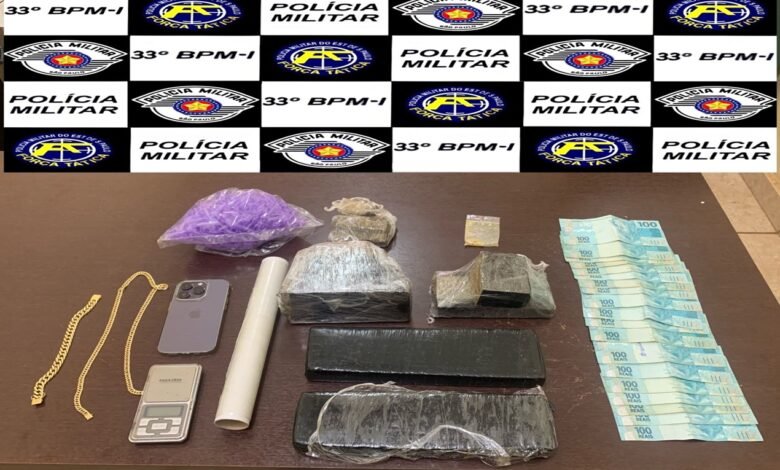 Homem é preso com maconha e ecstasy