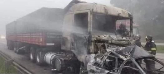 Moradores de Guaíra morrem carbonizados em acidente no Rodoanel