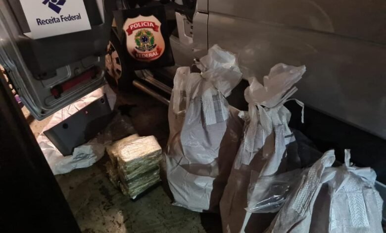 VÍDEO - Polícia e Receita Federal apreendem 70kg de drogas no Porto de Santos