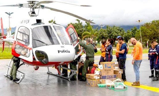 A Farmacêutica EMS envia medicamentos para o litoral norte