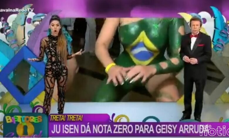 VÍDEO - Modelo que mostrou ânus ao vivo na RedeTV planeja retorno ao Carnaval