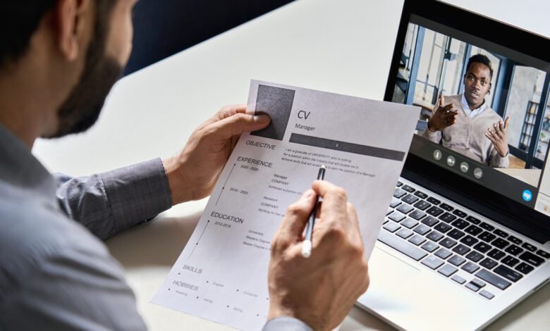 A vaga de emprego em que você está interessado tem processo seletivo online?