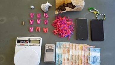 Homem é preso e adolescente apreendida por tráfico de drogas