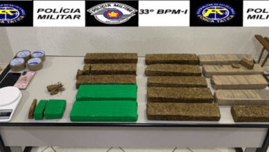 Polícia prende homens com 15 kg de maconha em Olímpia