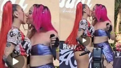 VÍDEO - MC Pipokinha é flagrada beijando cantora durante show