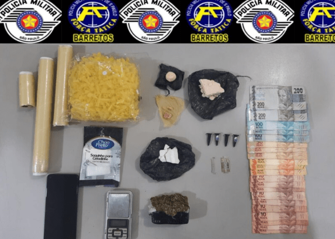 Foragido do sistema prisional é preso por tráfico de drogas em Barretos