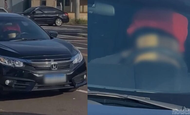 VÍDEO - Casal é flagrado fazendo sexo dentro de carro estacionado