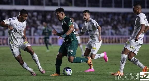 Santos e Palmeiras fazem jogo morno e não saem do empate