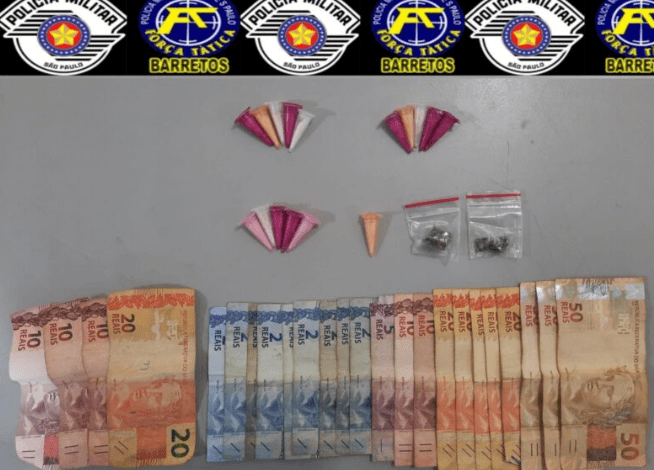 Adolescente é detido por tráfico e foragido é capturado pela polícia