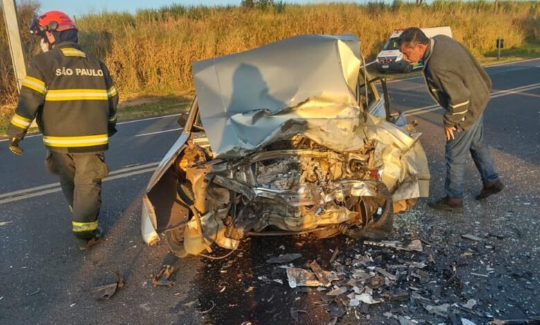 Acidente fatal na Rodovia Armando Sales de Oliveira em Severínia