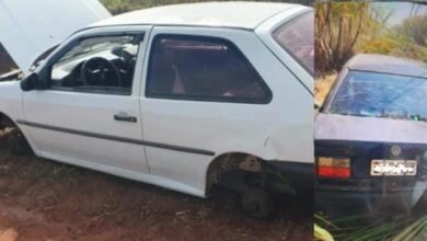 Dois veículos furtados são encontrados na zona rural