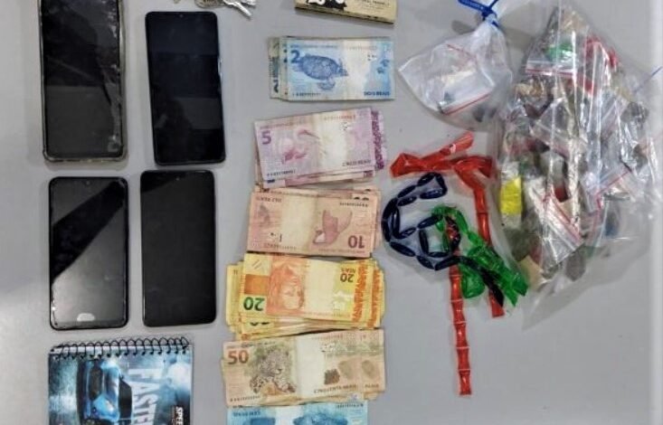 Polícia detém homem em flagrante por tráfico de drogas em Guaíra