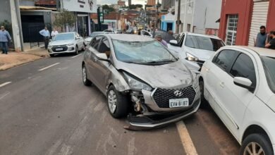 Acidente envolvendo seis veículos é registrado em Barretos