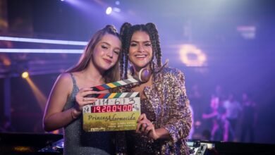 Estrela de "Princesa Adormecida", Pietra Quintela filma com Maisa Silva