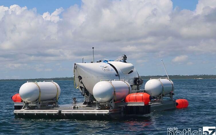 Submarino usado para ver destroços do Titanic desaparece com 5 pessoas