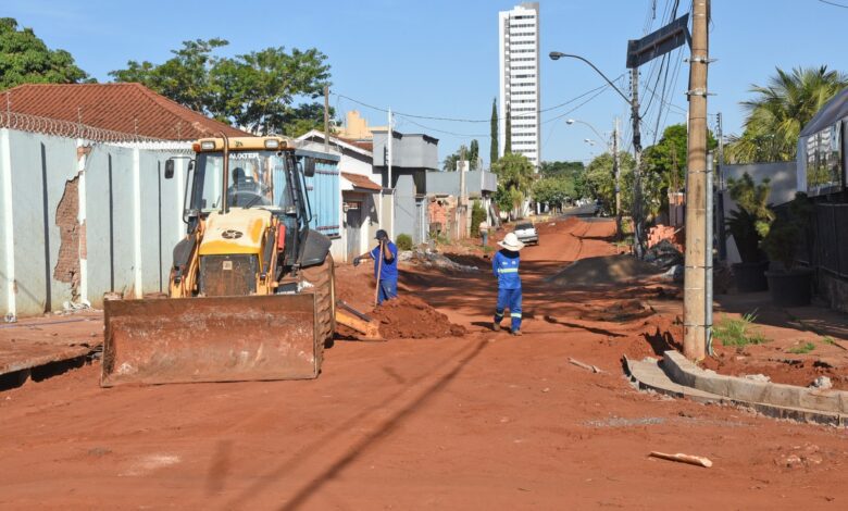 Finalização da drenagem marca progresso nas obras de prevenção contra enchentes