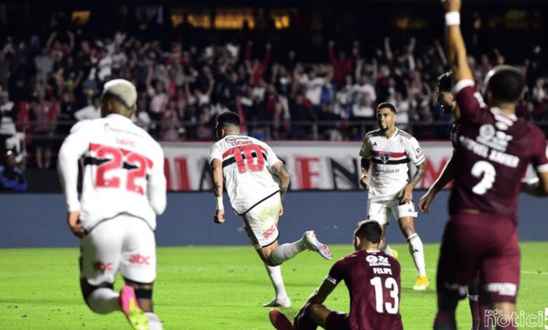 São Paulo supera o Fluminense com gol nos minutos finais