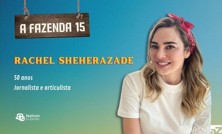 Rachel Sheherazade é confirmada em A Fazenda 15