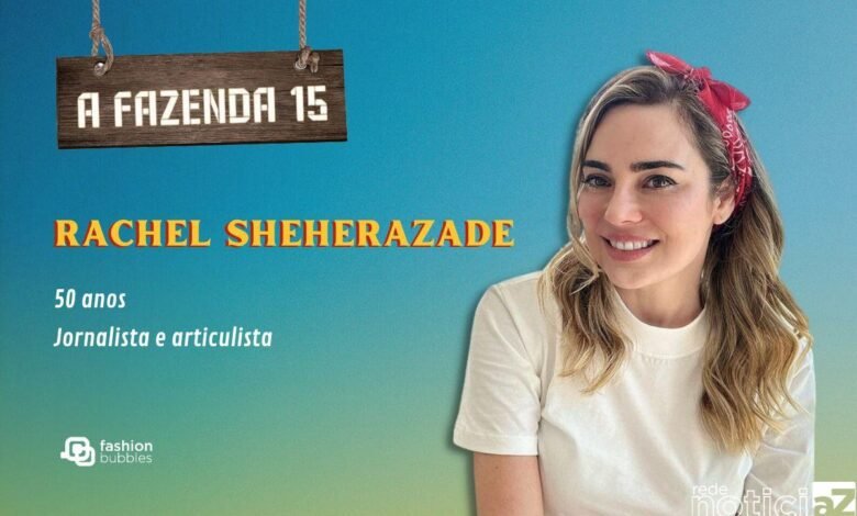 Rachel Sheherazade é confirmada em A Fazenda 15