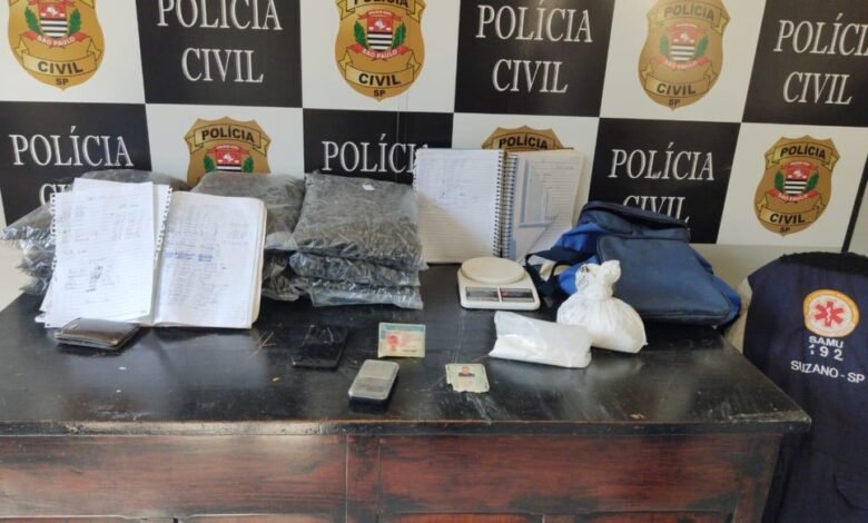 Ambulância do SAMU era usada para o transporte de drogas