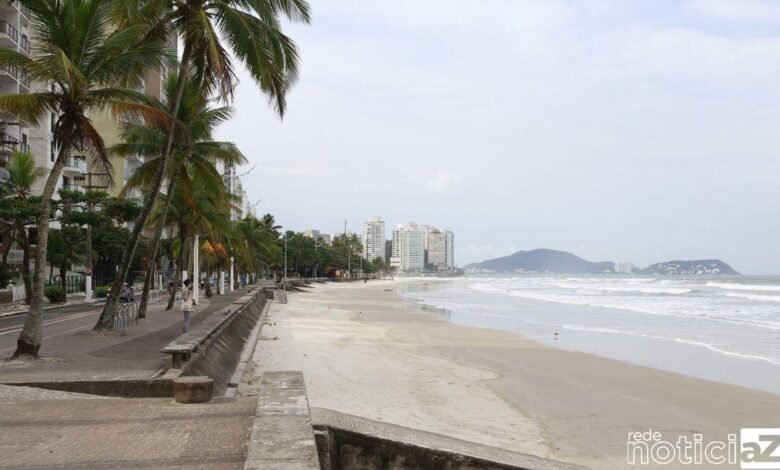 Prefeitos de municípios da Baixada Santista pediram apoio do governo do estado para a conscientização de turistas com os cuidados para evitar a contaminação com a covid-19