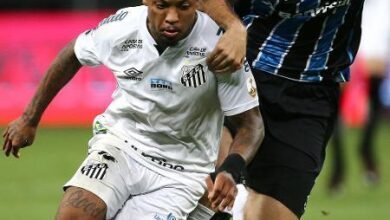 Santos sofre empate no final contra o Grêmio pela Libertadores