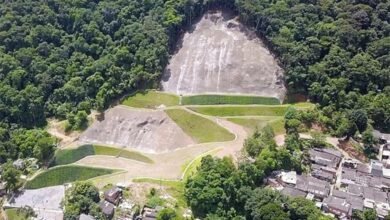 Morro de Guarujá recebe obras contra deslizamentos