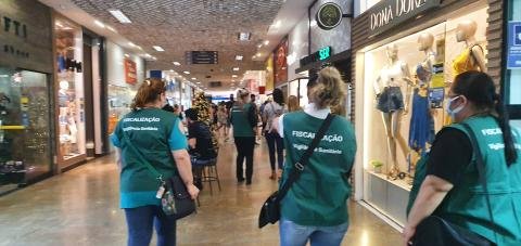 Shopping é multado por descumprir regras regras de prevenção à covid-19